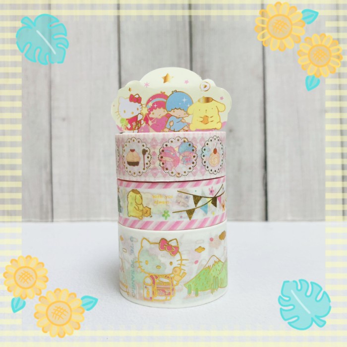 

Masking tape set sanrio foil ( picnic )