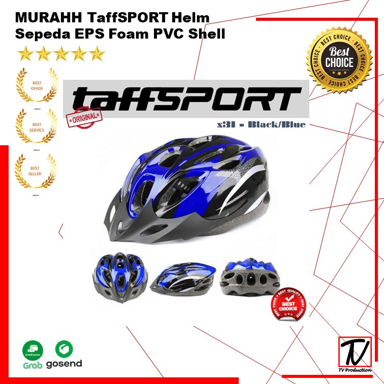 MURAHH Helm Sepeda EPS Foam PVC Shell