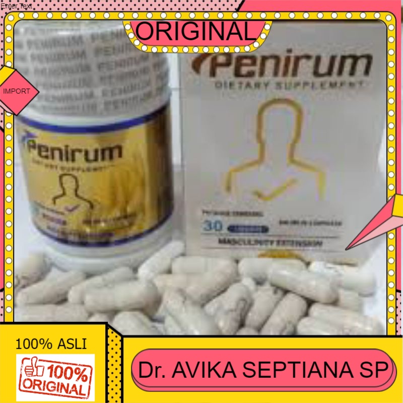 100% ASLI PENIRUM Kuat Tahan Lama_Obat Pembesar Kelamin Pria Paten Permanen_Besar Panjang Alat Vital