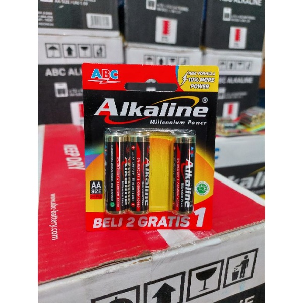 alkaline AA / Batre abc alkaline a2 original / baterai battery