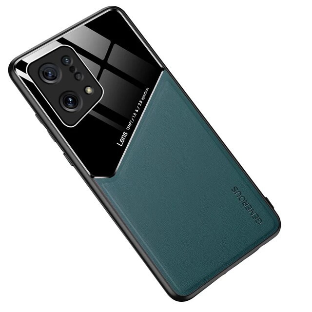 OPPO FIND X5 PRO 5G / FIND X3 PRO SOFT CASE PREMIUM PLEXIGLASS LEATHER