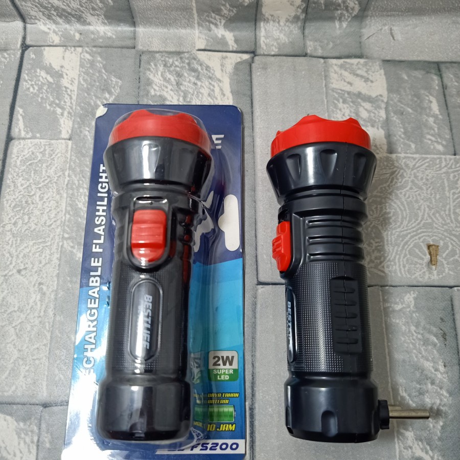 Senter Surya Cas Listrik Super LED