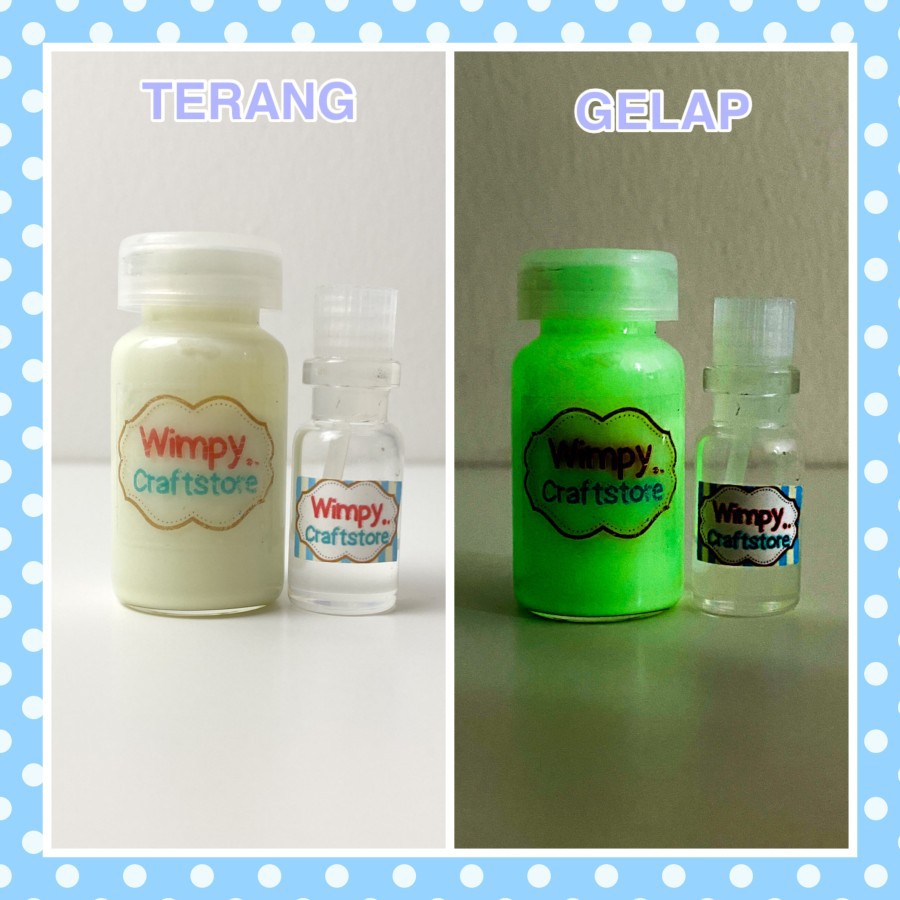  Cat Glow In The Dark Paint BESI KAYU Cat Fosfor Varnish 