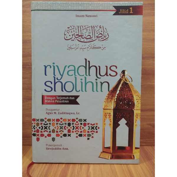 Riyadhus Shalihin Lengkap Makna Pesantren ORI 2 jilid