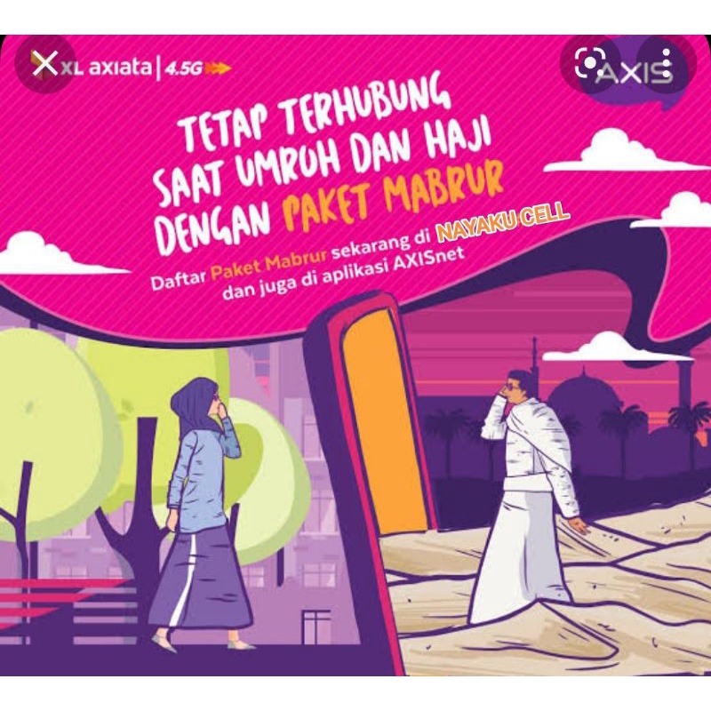 AXIS INTERNET UMROH HAJI