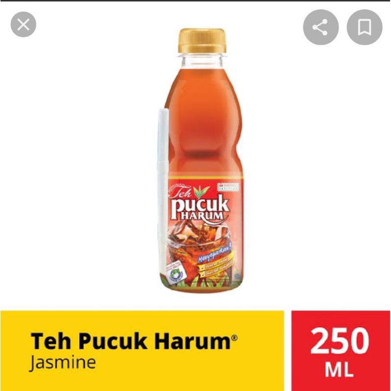 Teh pucuk 1 karton isi 24 pcs ukuran 250ml