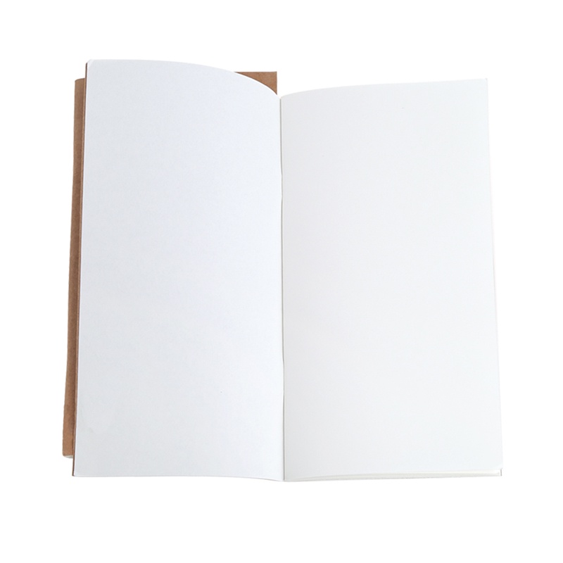 Mary Kraft Paper Notebook Buku Akun Dot Jurnal Diary Memo Blank Halaman Alat Tulis