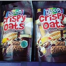 

Oats D'LOOPS - CHOCHOLATE - Crispy Oats/makanan sehat/cemilan/diet (20 pcs)