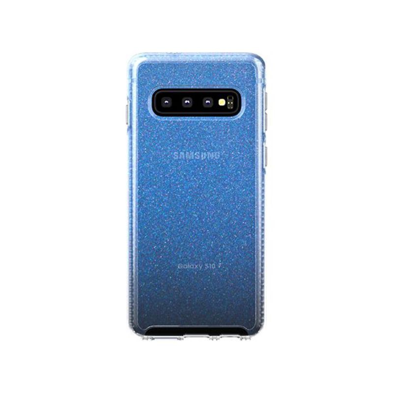 Casing Samsung Galaxy S10 Plus Original Tech21 Pure Shimmer Case Silikon Glitter