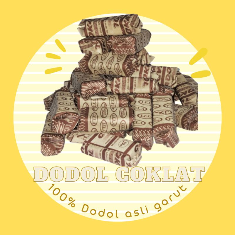 Dodol coklat kacang 500g / Dodol coklat / dodol garut / dodol murah