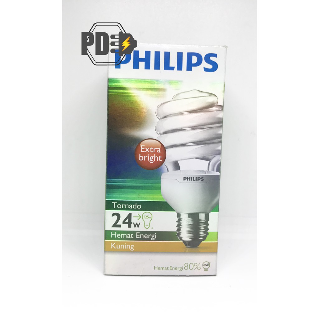 Lampu Philips Tornado 24Watt Kuning