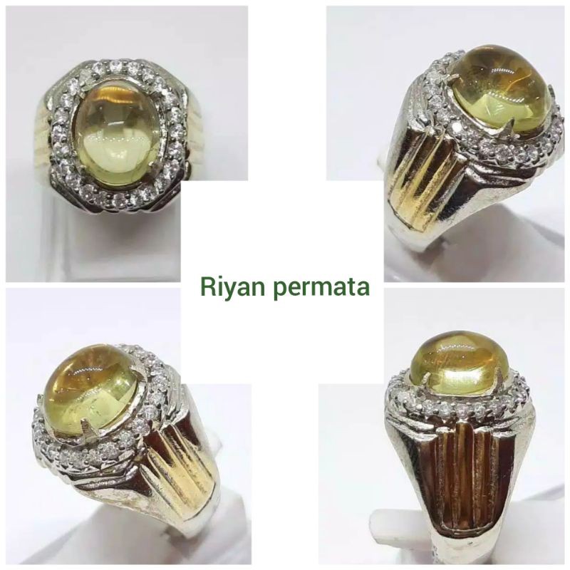 Natural permata lemon citrine