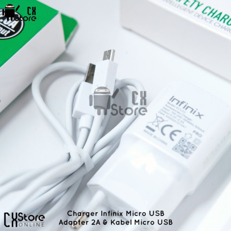 Charger Infinix Smart 5 Hot 9 Hot 10 Smart 4 Charger Infinix Micro USB Support Fast Charging