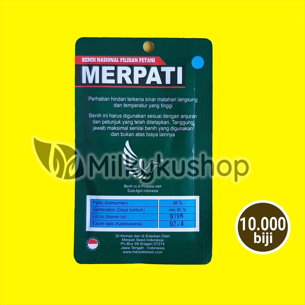 BENIH MERPATI SEED NEW LORRY BAYAM 10000 BIJI SACHET KEMASAN PABRIK
