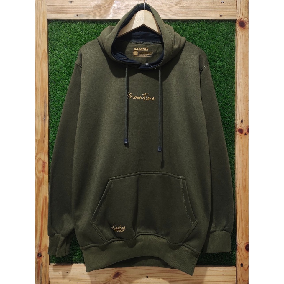 Sweater polos pria kekinian Sweater hoodie pria berkualitas keren hoddie kachios Crem