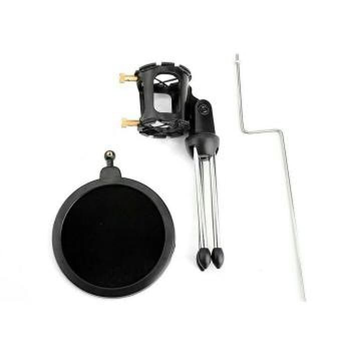 Stand Mikrofon Mini Universal dengan Pop Filter - PS-05