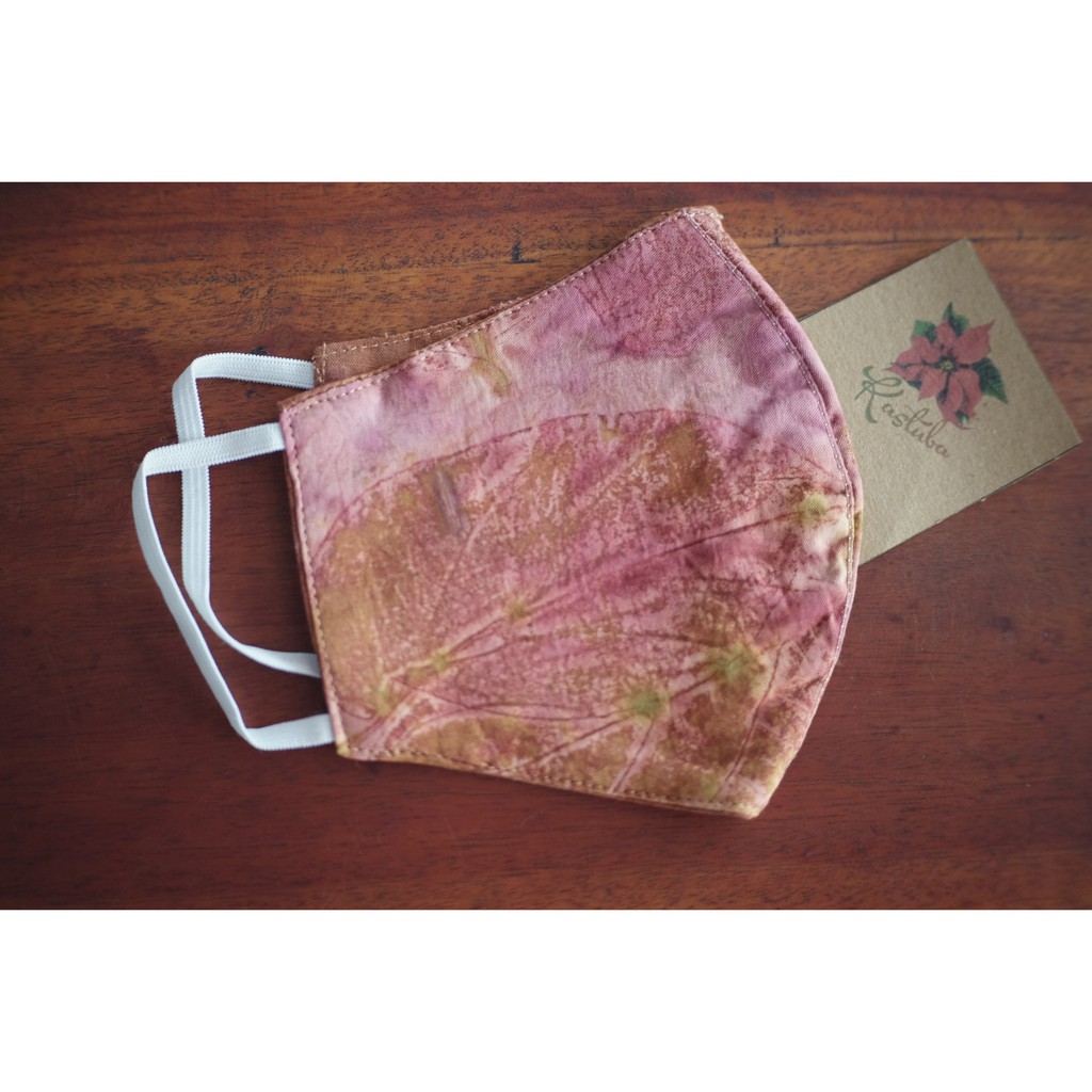 MASKER ECOPRINT SECANG BY KASTUBA