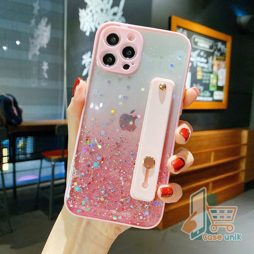 YS001 SOFTCASE AKSEN GLITTER WARNA MACARON IPHONE 6 6+ 7 8 7+ 8+ X XS XR MAX CS3902