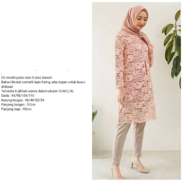 Brukat Tunik GEULIS