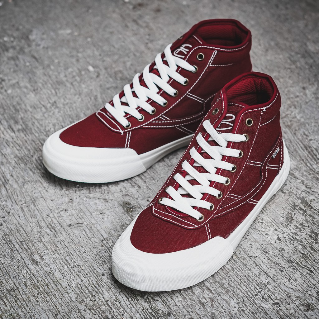 Sepatu Sneakers Murah Patrobas Equip Maroon Pria Wanita Cowok Cewek Kerja Kuliah Sekolah Anak Laki