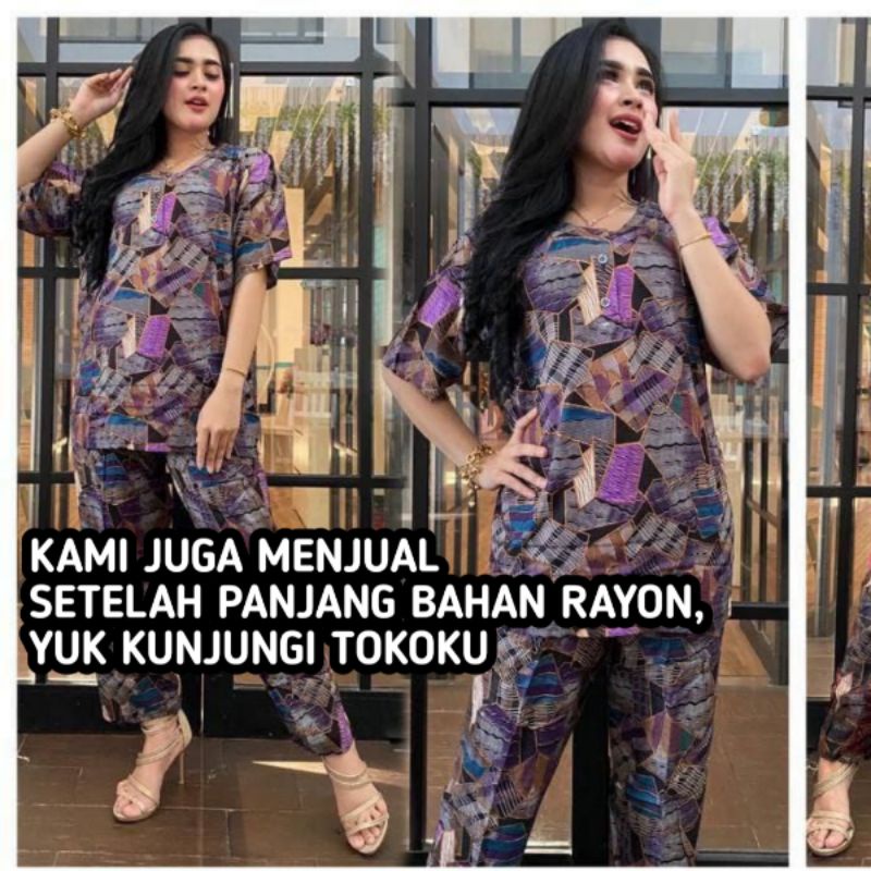 Baju Wanita Busui Motif Batik