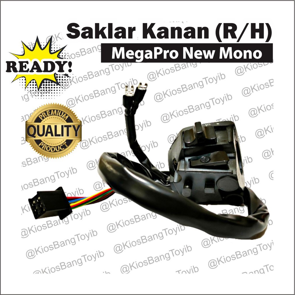 Saklar Holder Handle Switch Kanan Honda MegaPro New Mono  ★ISHIMA★