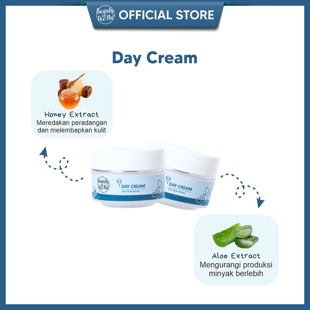 [1 paket] Brightening Series + [1 pcs] Acne Spot Gel - Beauty In The Pot - Skincare Alami BPOM Mencerahkan Wajah, Memudarkan Flek Hitam, & Me-1