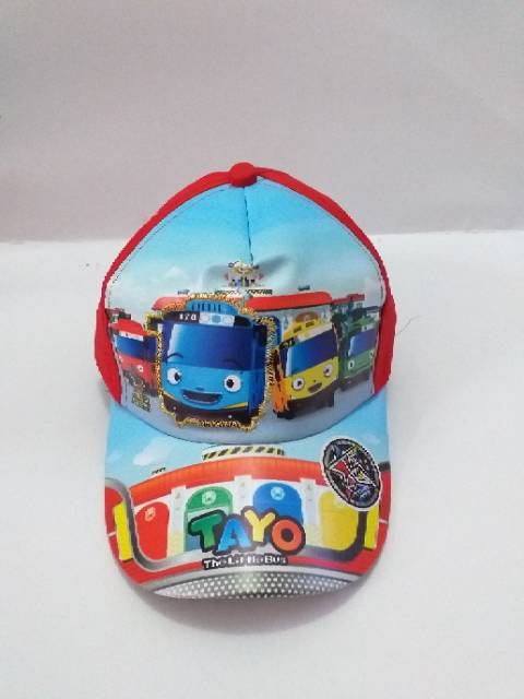 ☆ Topi Anak baseball karakter kartun starkids gambar TAYO