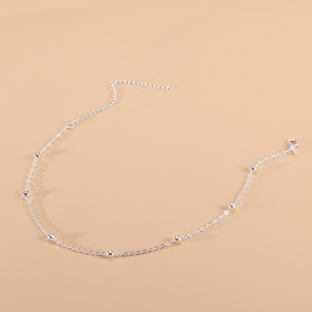 Kalung Choker Rantai Pendek Warna Emas Silver Untuk Wanita