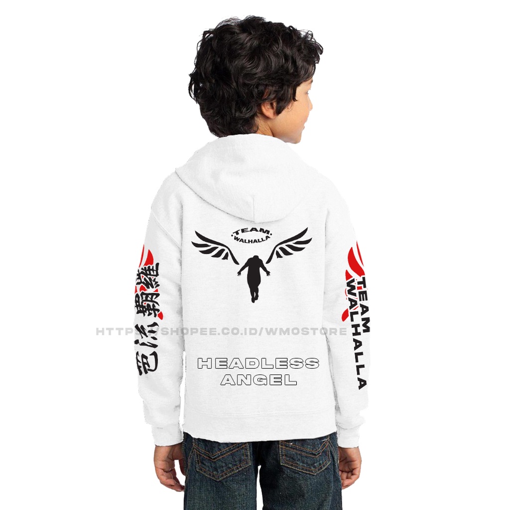 Jaket Valhalla Tokyo Revengers Hoodie Zipper Terbaru