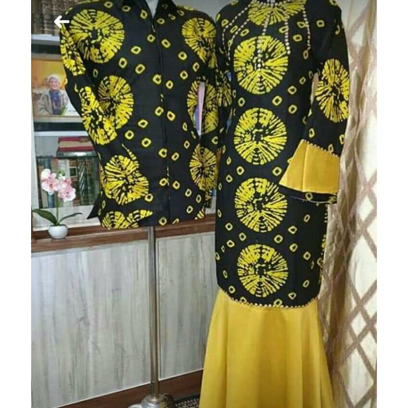 couple batik jumputan duyung