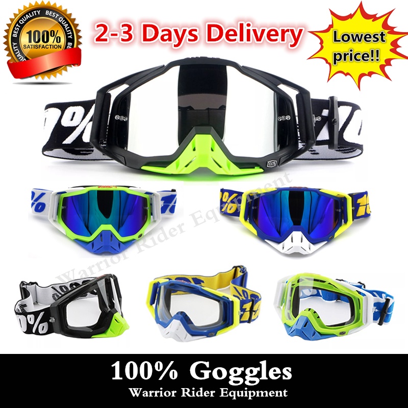 Google cross 100% google trail adventure 100% Google Kacamata Goggle Motor Croos Dukung COD Terima Dalam 2-3 Hari Tersedia untuk JPX