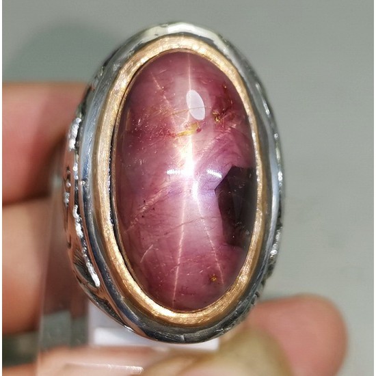 Batu Ruby Star Big size Afrika Natural Star Ruby Corundum