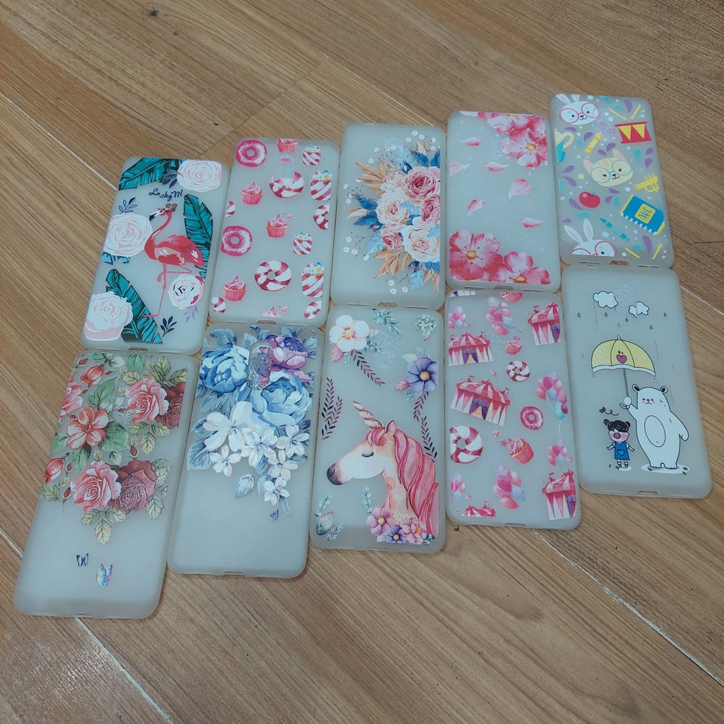 Soft Case Softcase silikon Motif Glow in The dark  Samsung A6 / A6+ / J1 Ace / J2 Prime / J7 / J7 Co