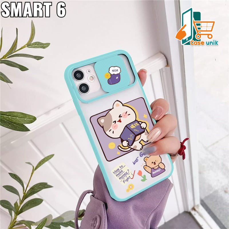 SS069 SOFTCASE SLIDE KARAKTER INFINIX SMART 5 6 HOT 8 9 10 11 11S PLAY CS3409