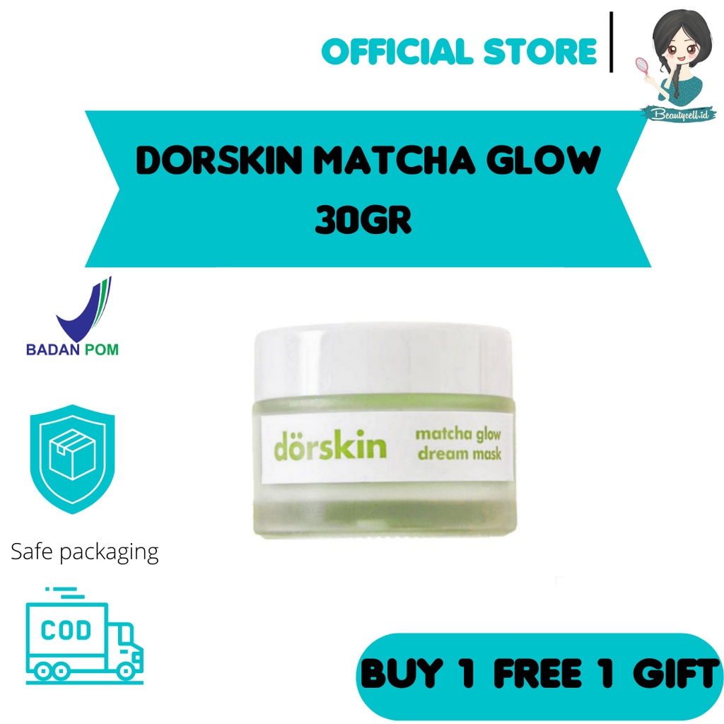 (FREE GIFT) Dorskin Matcha Glow Dream Sleeping Mask Brightening Masker