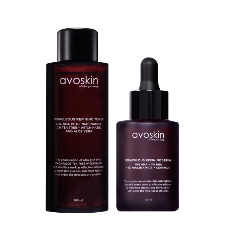 Avoskin Miraculous Refining Series [ Eksfoliasi / Exfoliating ]