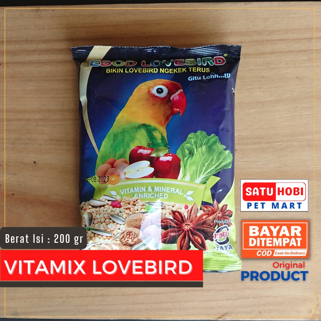 Pakan Makanan Burung EBOD LOVEBIRD Untuk Harian Lovebird | Parkit | DLL