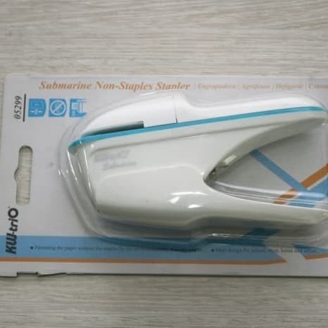 

Honeysu | Magic Stapler KW-trio 5299 / Stapless / Stapler Unik Tanpa lsi Biru Murah Baru