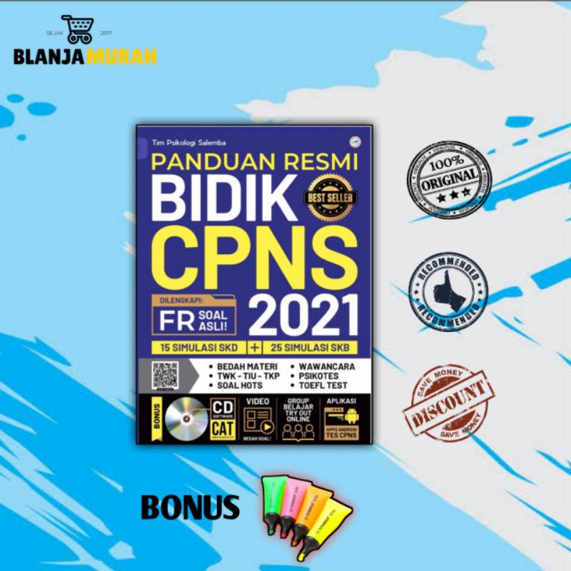 Buku Tes Cpns 2021 Panduan Resmi Bidik Cpns 2021 Shopee Indonesia