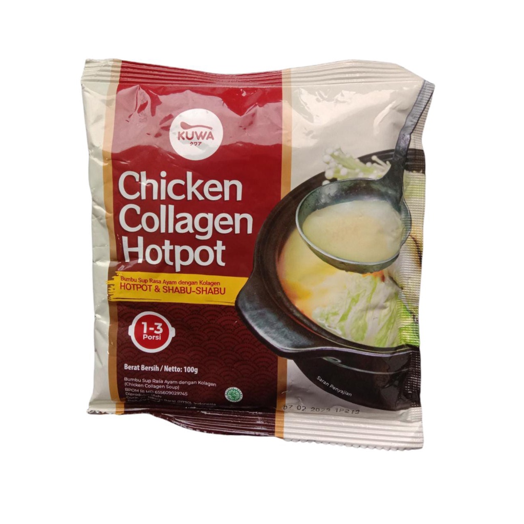 

KUWA CHICKEN COLLAGEN HOTPOT 100 GR / BUMBU UNTUK BUAT HOTPOT & SHABU SHABU