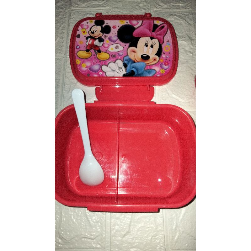 lunch box minie mouse 700 ml with bottle