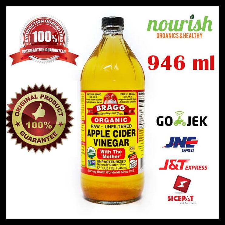 

Diskon Bragg, Organic Apple Cider Vinegar With The 'Mother', Raw-Unfiltered (