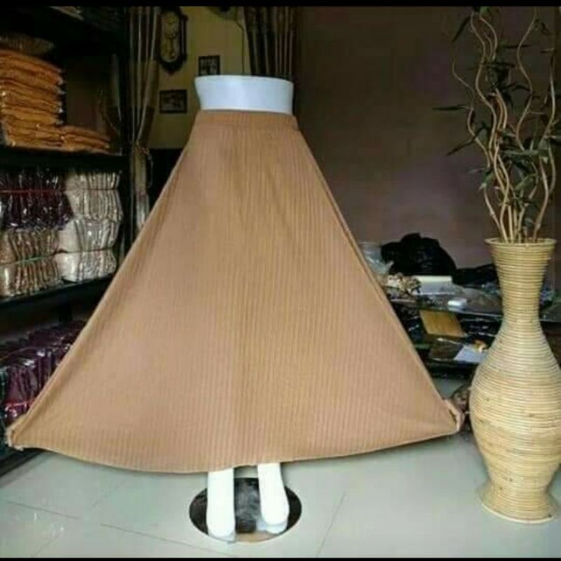 HZ  ~ ROK PANJANG PLISKET / ROK RREMPEL KECIL/ ROK PRISKET-2