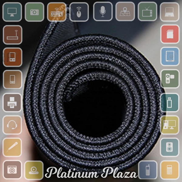 Gaming Mouse Pad Motif Peta Dunia 300 x 600 mm - Black`8SXI05-