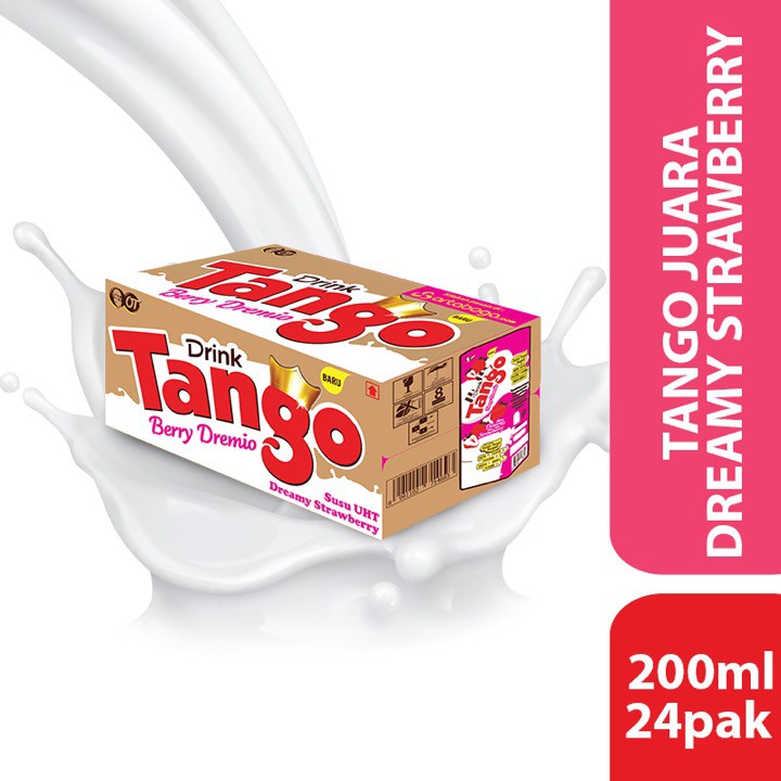 

Susu Tango Juara Dreamy Strawberry 200 Ml X 24 Pcs (1 Karton)