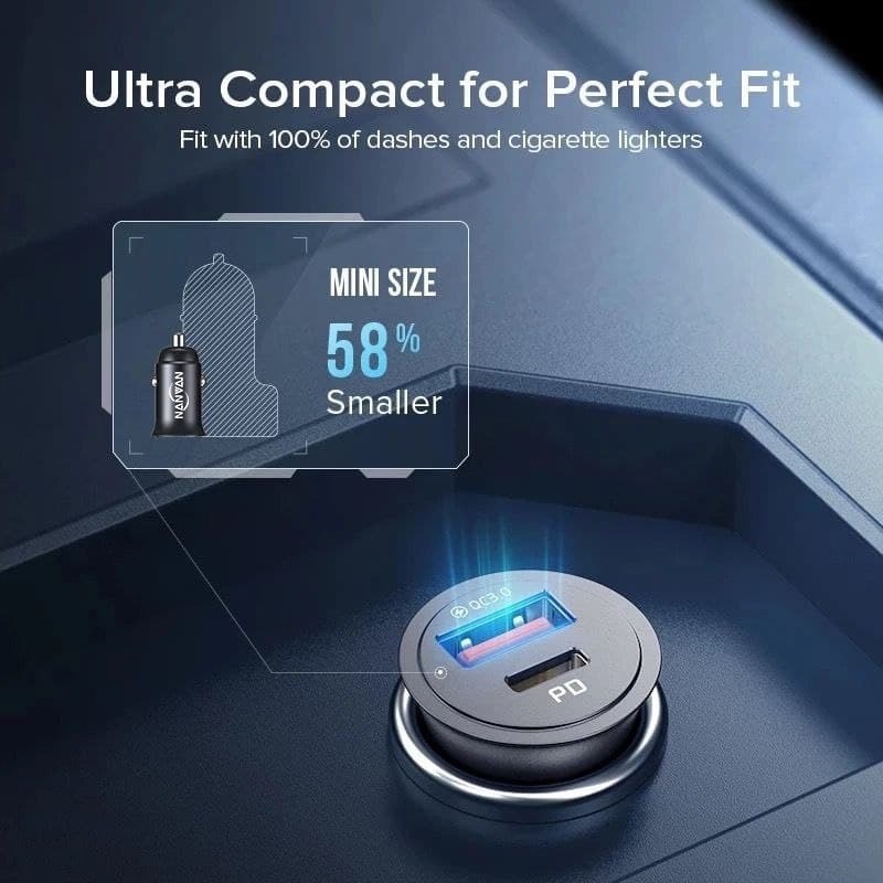 NVN-SV6 NVN-SV7 KEPALA CHARGER MOBIL NANVAN PD FAST CHARGING CAR CHARGER