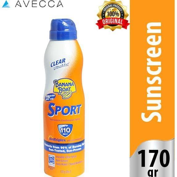 Sunblock | Terlaris- Banana Boat Ultra Mist Sport Spf 110 Spray / Sunscreen /