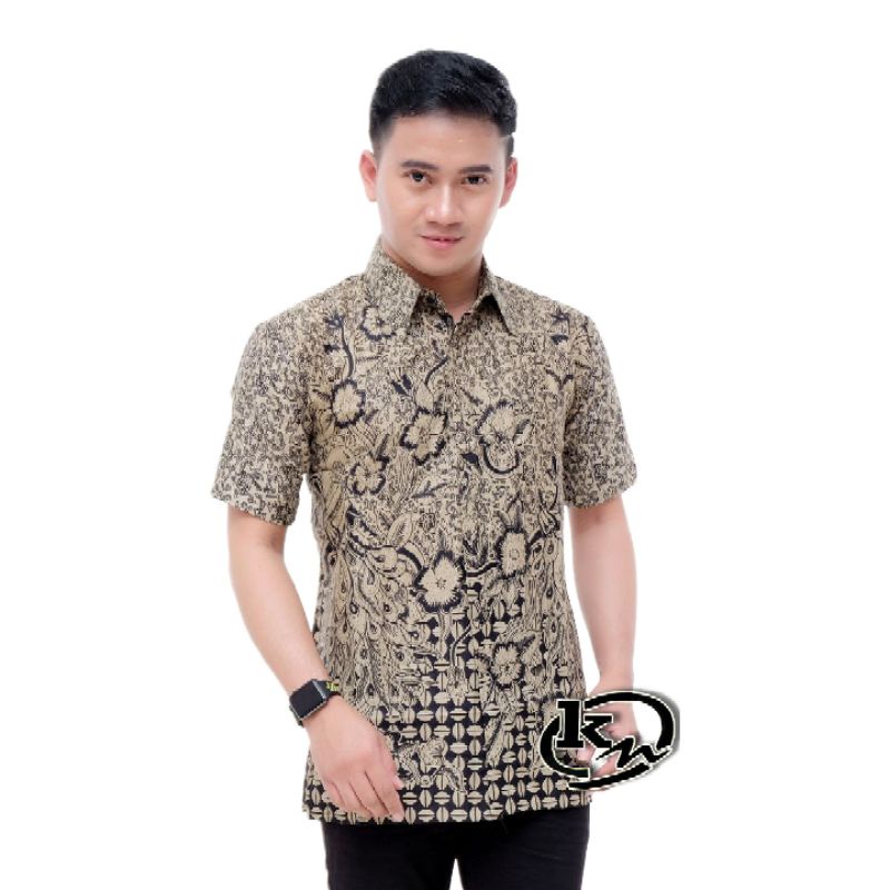 Kemeja batik pria lengan pendek reguler | Baju batik pria lengan pendek premium