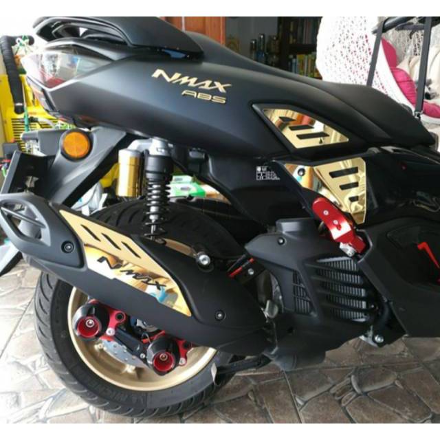 Jual All new nmax 2020 2022 paket Gold chrome garnish knalpot cover